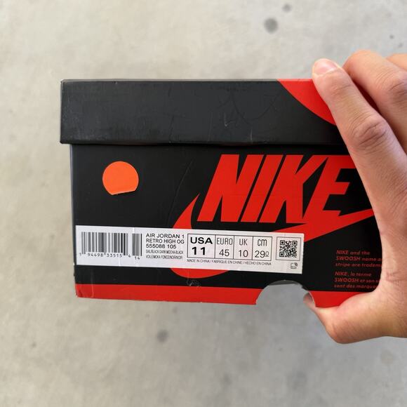 Size 11 Men’s - Air Jordan 1 Retro OG High “Dark Mocha” with Box